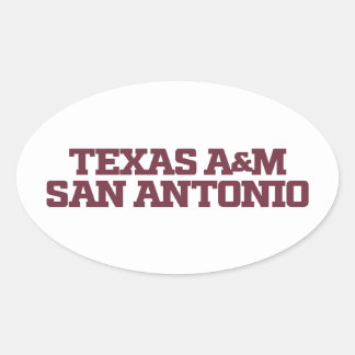 Texas A&M San Antonio Oval Sticker