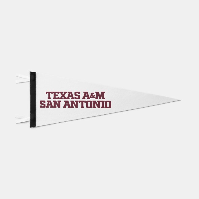 Texas A&M San Antonio Pennant Flag (Front)