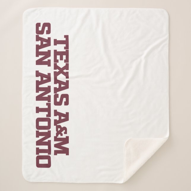 Texas A&M San Antonio Sherpa Blanket (Front)