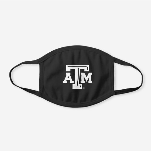 Texas AM University Black Cotton Face Mask