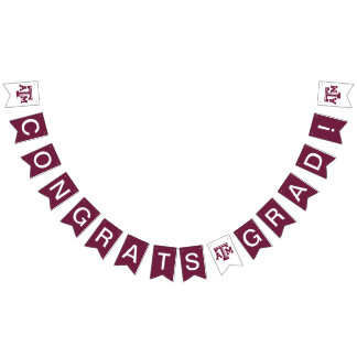 Texas A&M University Graduate Bunting Flags