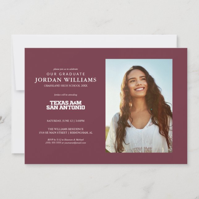 Texas A&M University-San Antonio Announcement (Front)