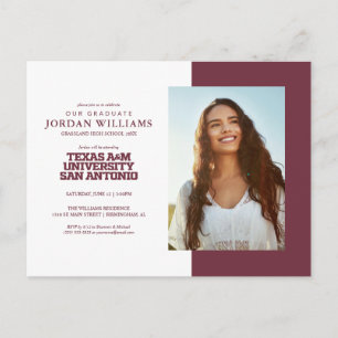 Texas A&M University-San Antonio Announcement Postcard