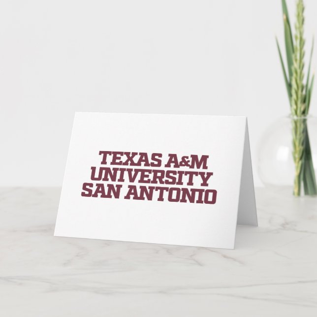 Texas A&M University-San Antonio Card (Front)