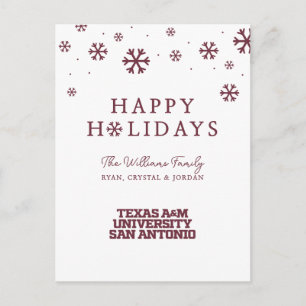 Texas A&M University-San Antonio Holiday Postcard
