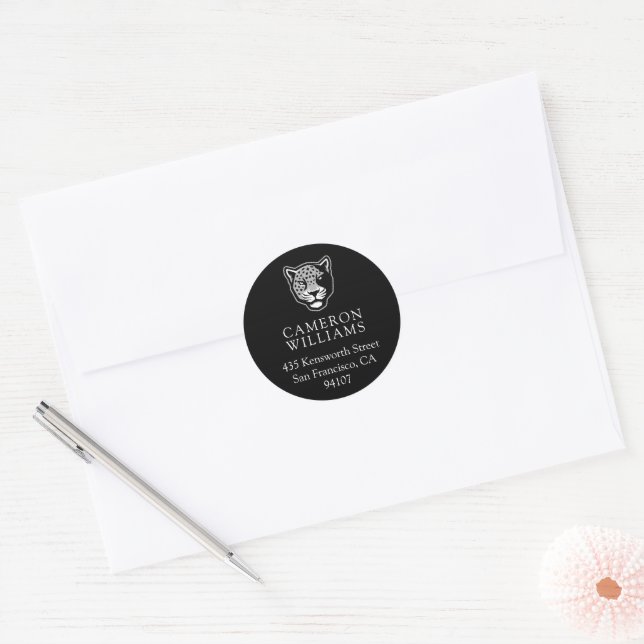 Texas A&M University-San Antonio | Jaguars Classic Round Sticker (Envelope)