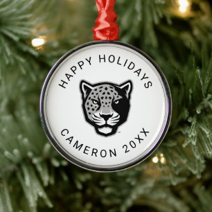 Texas A&M University-San Antonio Jaguars Metal Ornament