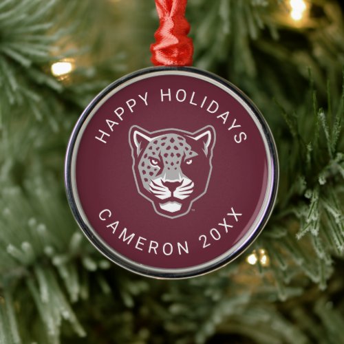 Texas AM University_San Antonio  Jaguars Metal Ornament