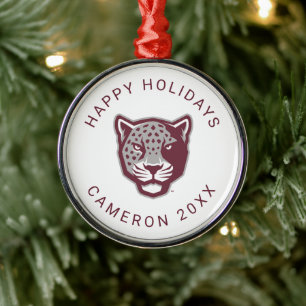 Texas A&M University-San Antonio Jaguars Metal Ornament