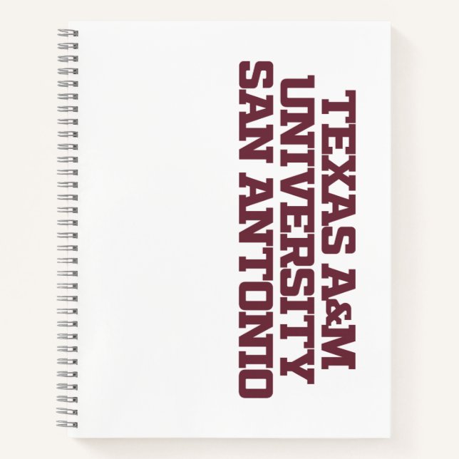 Texas A&M University-San Antonio Notebook (Front)