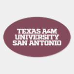Texas A&amp;M University-San Antonio Oval Sticker