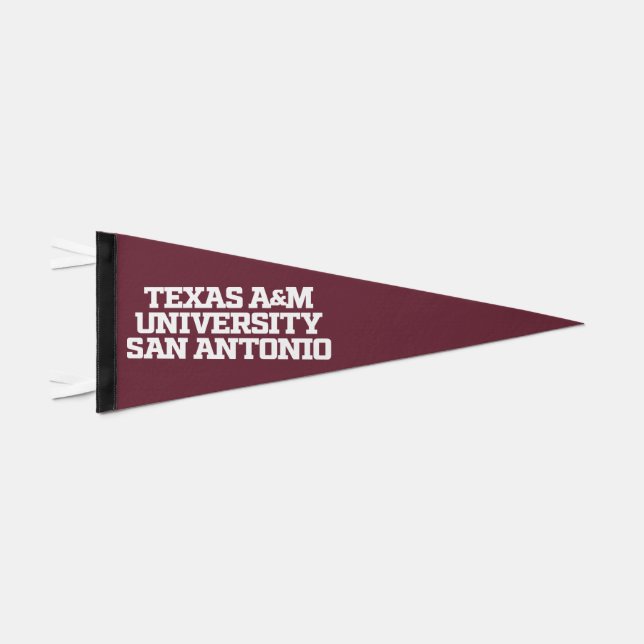 Texas A&M University-San Antonio Pennant Flag (Front)
