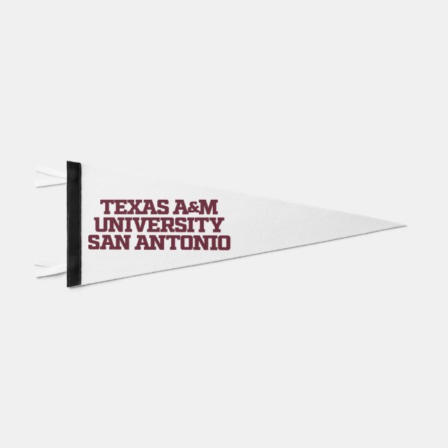 Texas A&M University-San Antonio Pennant Flag (Front)
