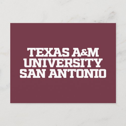 Texas AM University_San Antonio Postcard