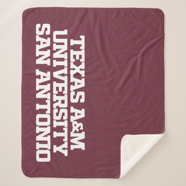 Texas A&M University-San Antonio Sherpa Blanket (Front)