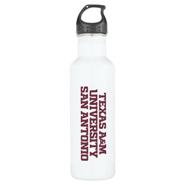 Texas A&M University-San Antonio Stainless Steel Water Bottle (Front)
