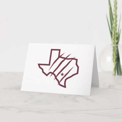 Texas AM University_San Antonio  State Logo Card