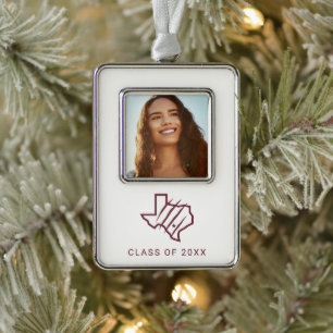 Texas A&M University-San Antonio State Logo Christmas Ornament