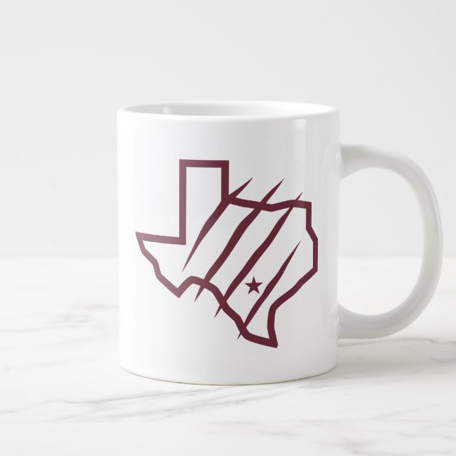 Texas A&M University-San Antonio | State Logo Giant Coffee Mug (Right)