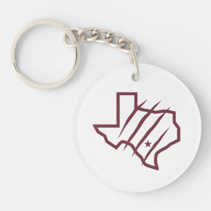 Texas A&M University-San Antonio State Logo Keychain