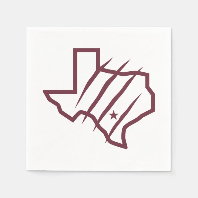 Texas A&M University-San Antonio | State Logo Napkins (Front)