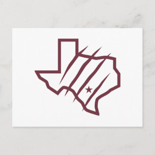 Texas A&M University-San Antonio State Logo Postcard