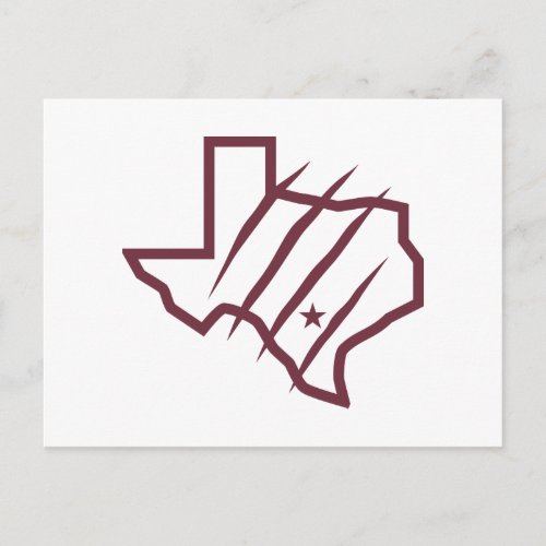 Texas AM University_San Antonio  State Logo Postcard