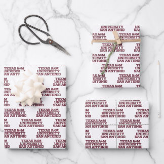 Texas A&M University-San Antonio Wrapping Paper Sheets