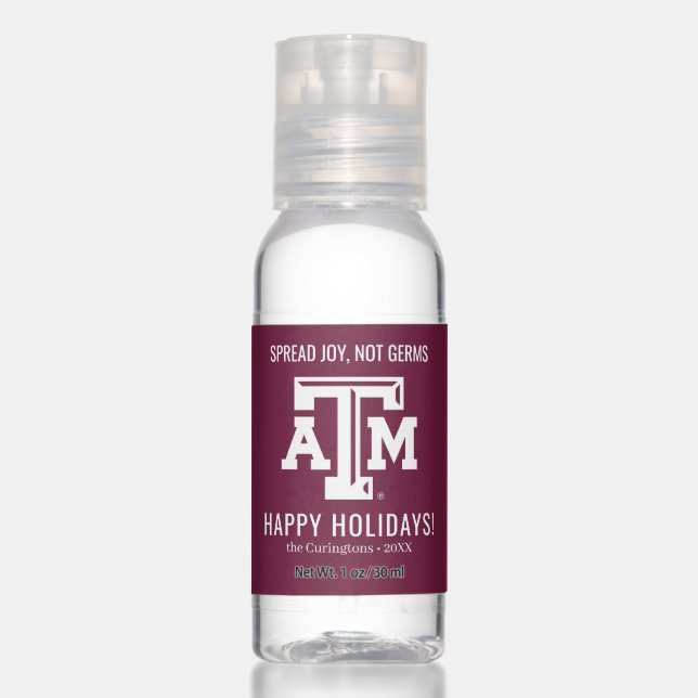 Texas A&M University | Spread Joy, Not Germs Hand Sanitizer (Front)
