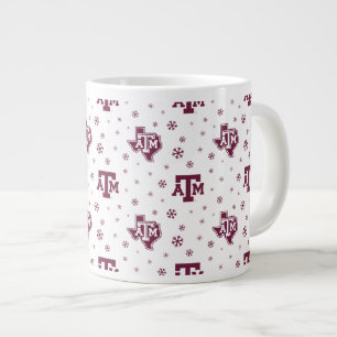 Texas A&M University Winter Pattern Giant Coffee Mug