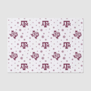 Texas A&M University Winter Pattern Tissue Paper