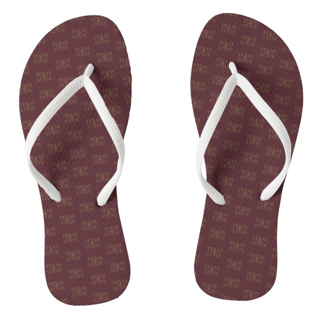 Texas Academic Mark Flip Flops (Footbed)