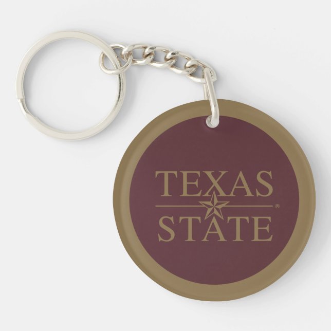 Texas Academic Mark Keychain (Front)