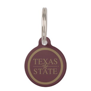Texas Academic Mark Pet ID Tag