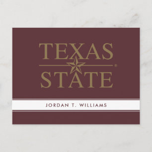 Texas Academic Mark Postcard