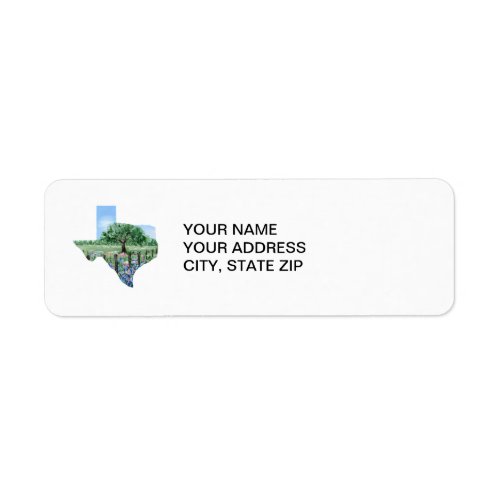 Texas Address Labels