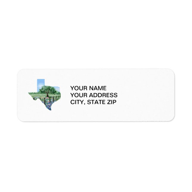 Texas Address Labels (Front)