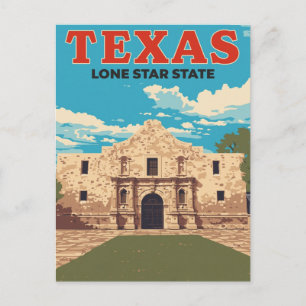Texas Alamo Vintage Travel Postcard
