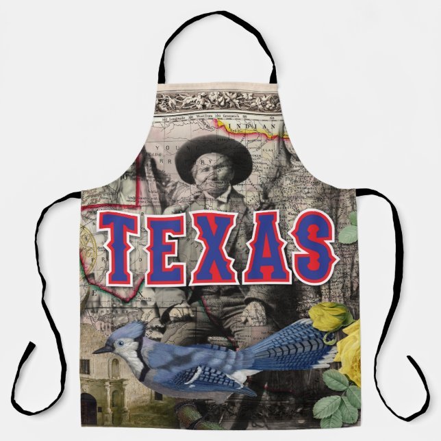 Texas All-Over Print Apron (Front)
