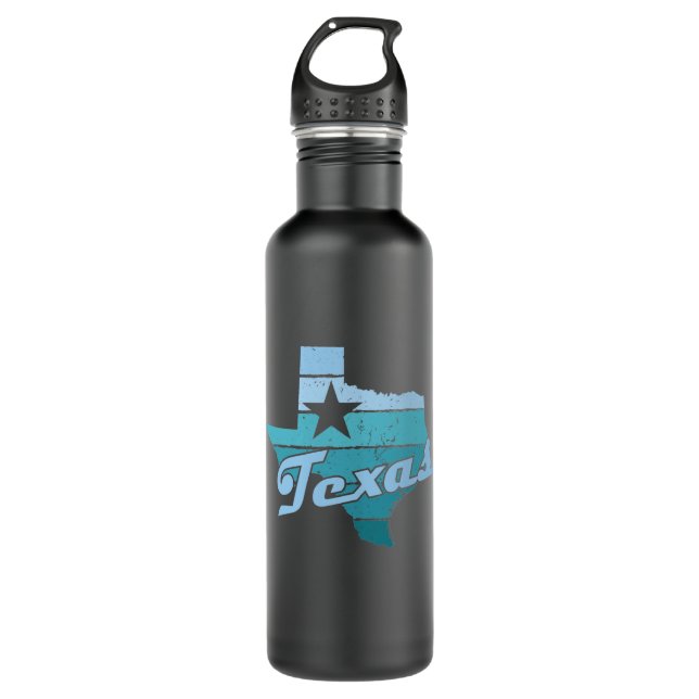 Texas American State Stainless Steel Water Bottle (Front)