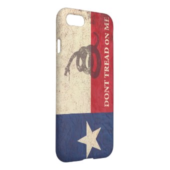 Texas and Gadsden Flag iPhone Case | Zazzle