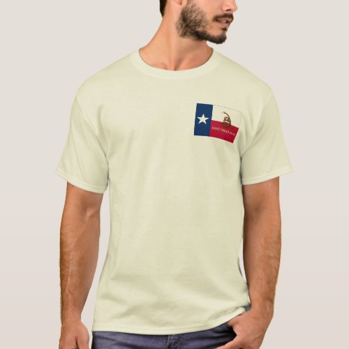 Texas and Gadsden Flag T_Shirt