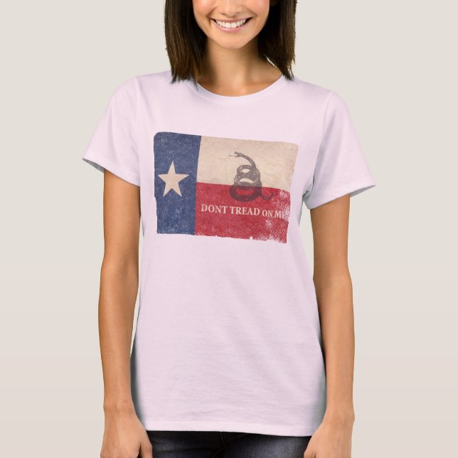 Texas and Gadsden Flag T-Shirt (Front)