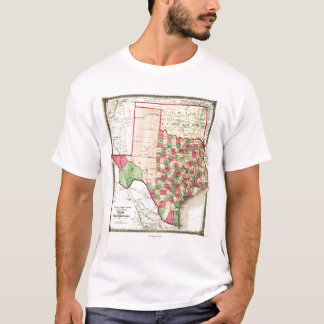 Texas and Indian TerritoryPanoramic Map T-Shirt