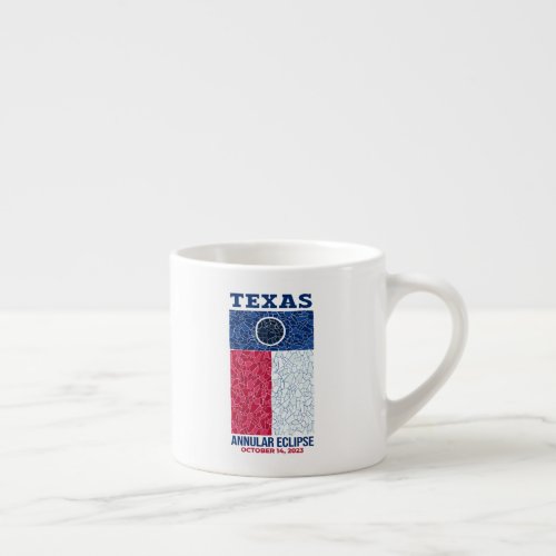 Texas Annular Eclipse Espresso Mug