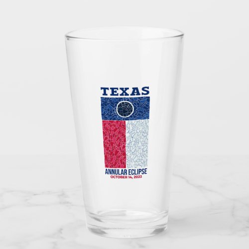 Texas Annular Eclipse Glass