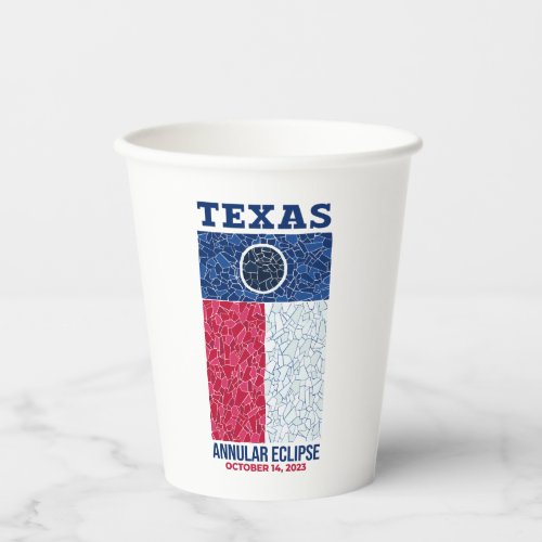 Texas Annular Eclipse Paper Cups