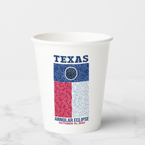 Texas Annular Eclipse Paper Cups