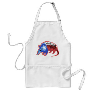 Texas Armadillo Adult Apron