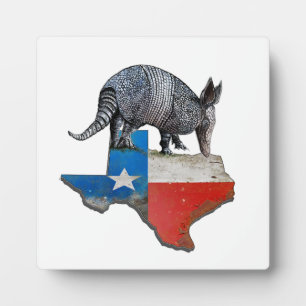 Texas Armadillo Plaque